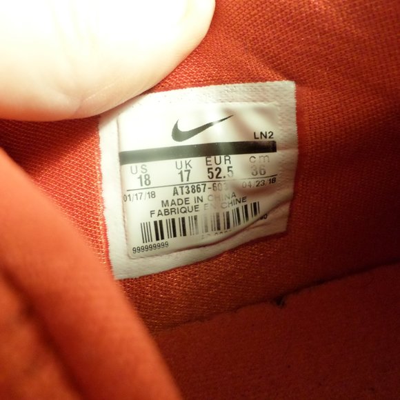 Nike Zoom Low Top Hyperdunk X TB Mid University Red/White/Black Size 18 main image 6
